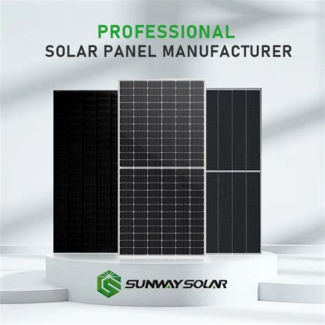 Jinko Factory Solar Panel W Mono Facial Module Solar Cell W