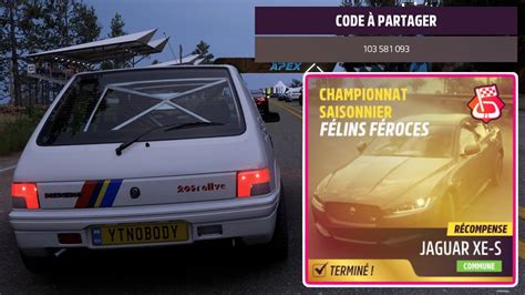 Championnat Saisonnier F Lins F Roces Forza Horizon Youtube