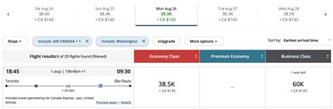 Passagens De S O Paulo Para Toronto Na Classe Executiva Da Air Canada A