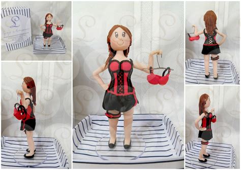Topo De Bolo Para Ch De Lingerie Lays Artesanato