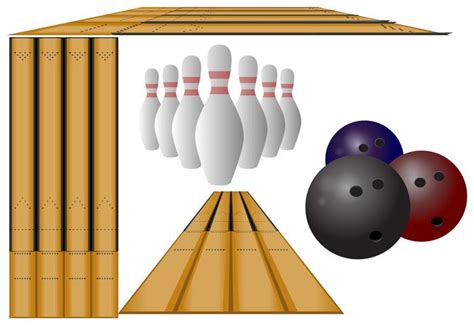 Perspective Bowling Lane Vectors 141410 Vector Art At Vecteezy