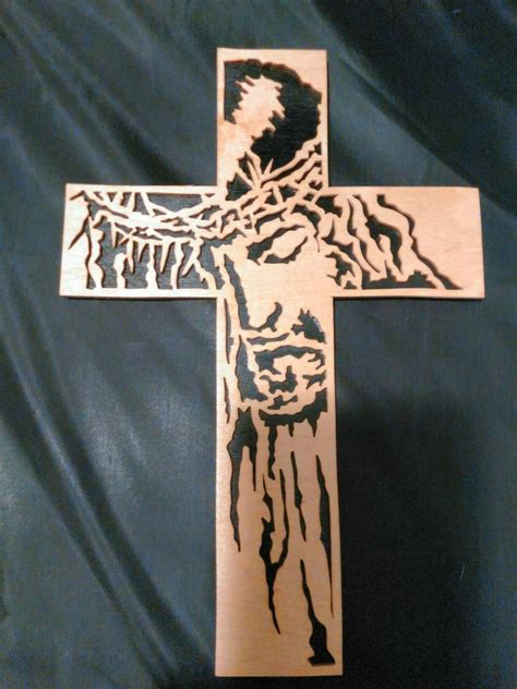 Jesus Cross Scroll Saw Pattern Image To U