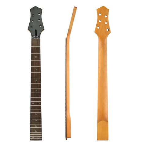 Electric Guitar Neck Replacement 24 Fret 25.6-inch Maple Handle ...