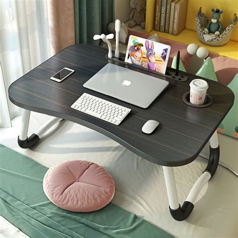 Mesa Dobrável Portátil P Notebook Home Office Cama Refeição Shopee