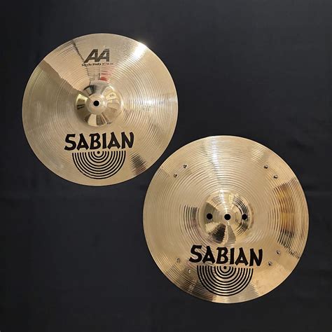 Sabian 14 AA Sizzle Hi Hats Rare 1027g 1490g Reverb