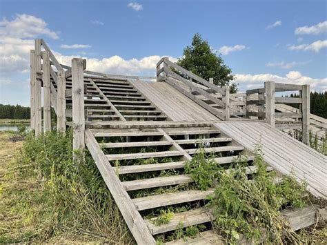 Premium Photo Wooden Slide