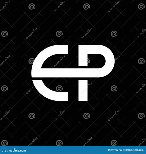 Letter Ep Initial Logo Vector Icon Illustration Stock Vector