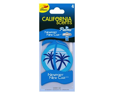 California Scents Palms Newport New Car Air Freshener 4 Pack Big Lots