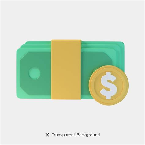 Premium Psd Money Cash 3d Icon Illustration