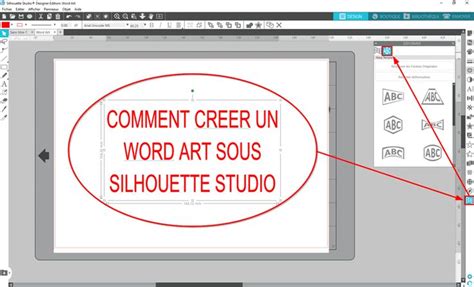 Tuto D Former Un Texte Ou Une Forme Sous Silhouette Studio Fichiers