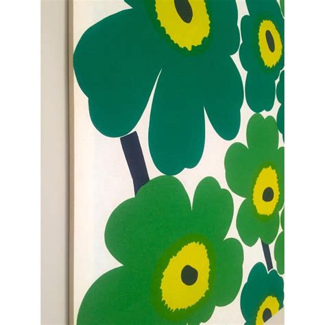 Marimekko Vintage 1965 Mid Century Modern Maija Isola Unikko Poppy