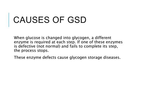 Glycogen Storage Disease Lb Ppt