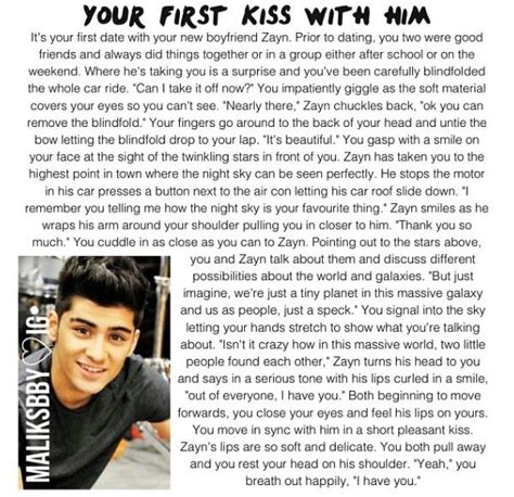 Zayn First Time You Kiss Him A This Is So Cute ♡ One Direction Preferences Direction