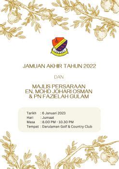 Jamuan Akhir Tahun 2022 Majlis Perpisahan Nuratikah Sh Flip PDF