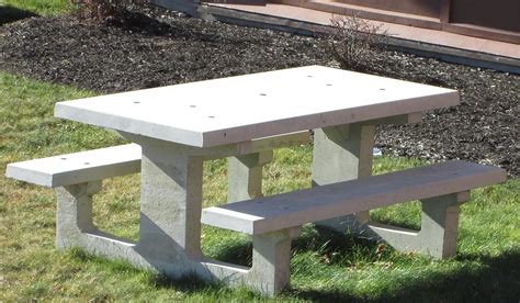 Precast Concrete Picnic Tables — Randolph Indoor And Outdoor Design