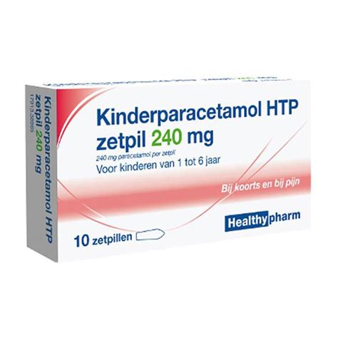 Healthypharm Paracetamol Zetpil Mg Zp Voordelig Online Kopen