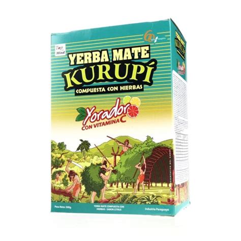 Yerba Mate Kurupi Yorador Dawna Sabor Citrus 500g Wojciech