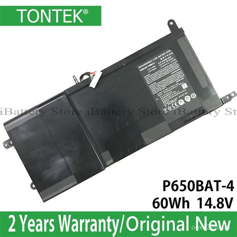 Genuine P Bat Battery For Sager Np Np Np Clevo T T S