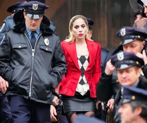 Lady Gaga Steps Out As Harley Quinn In Joker 2 Set Photos