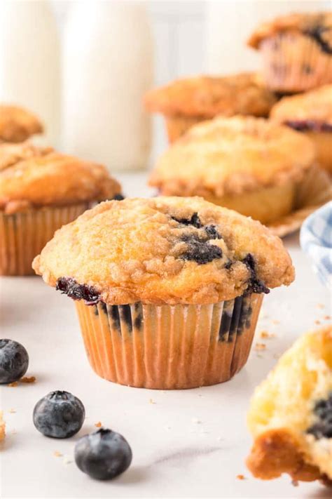 Cake Mix Blueberry Muffins Build Your Bite