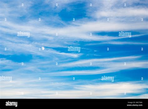 Moon in the Winter sky Stock Photo - Alamy