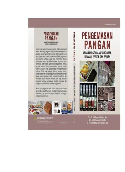 BUKU PENGEMASAN PANGAN KAJIAN PENGEMASAN YANG AMAN NYAMAN EFEKTIF DAN