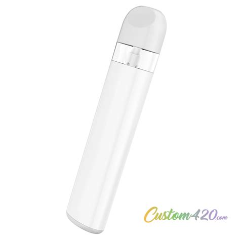 Disposable Vape Pen Ceramic Coil White 50 Qty Custom 420 Supply Custom Cannabis Packaging