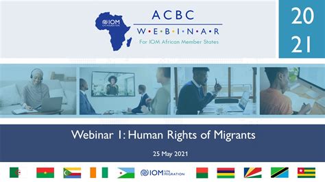 Iom Acbc Launches Its First Webinar Programme For African Member States