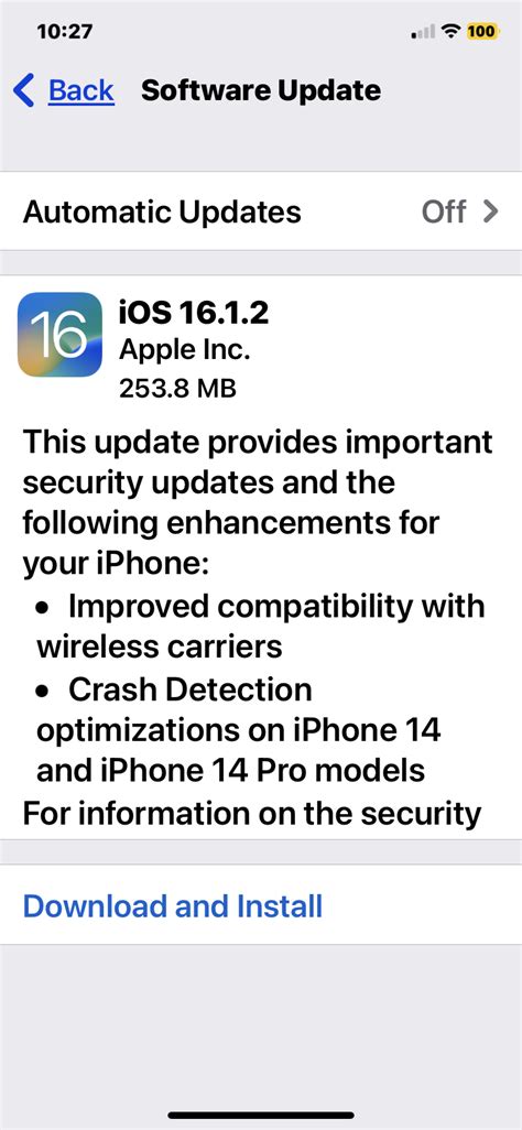 iOS 16.1.2 Update for iPhone Released with Improved Cellular Carrier ...