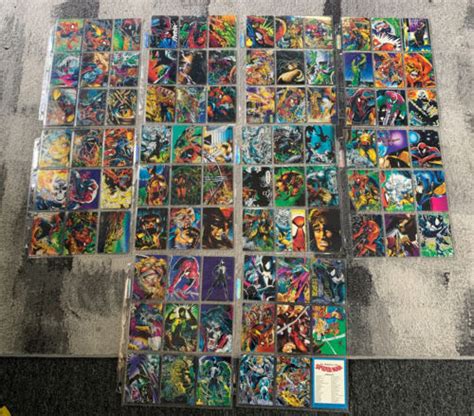 1992 Marvel The McFarlane Era Spider Man 1 90 Complete Trading Card Set