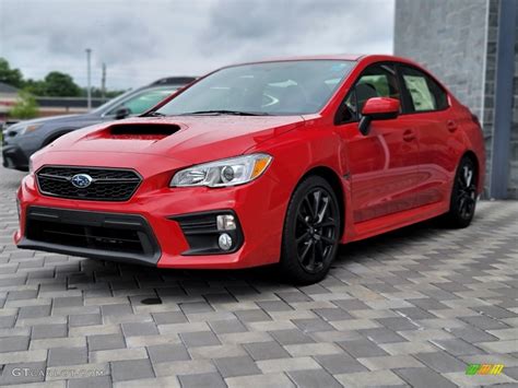 2021 Pure Red Subaru WRX Premium 142155232 Photo 8 GTCarLot