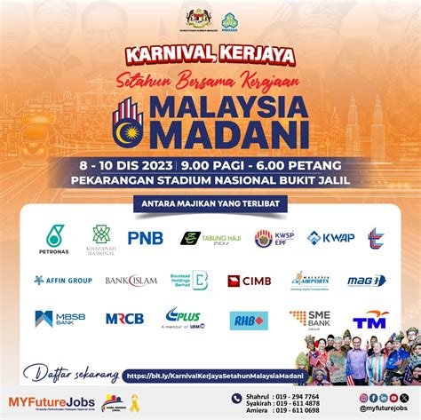 Karnival Kerjaya Malaysia Madani Tawar 5 000 Kekosongan Jawatan Buat