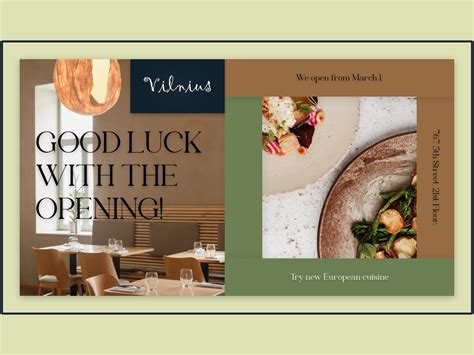 New Restaurant Opening Banner By Olha On Dribbble