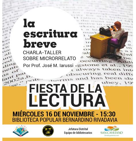 Fiesta De La Lectura En San Cayetano Alerta Alejandro