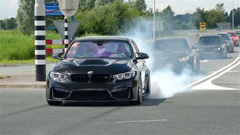 BMW M Cars Accelerating M4 Equal Length M3 E46 M3 G80 Fi 1M M3 E30