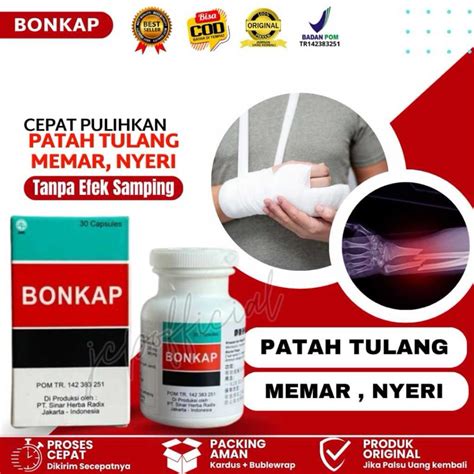 Jual Bonkap The Musk Fracture Bone Joining Pill Obat Patah Tulang