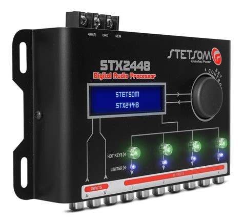 Processador De Audio Stetsom Stx Digital Canais R Em