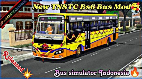 NEW YELLOW BUS MOD BS6 FOR BUSSID V4 1 2 Ps Gamingchannel YouTube