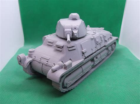 130 Scale French Somua S35 Cavalry Medium Tank World War Etsy