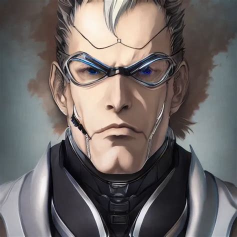 Portrait Of Senator Armstrong From Metal Gear Rising Stable Diffusion