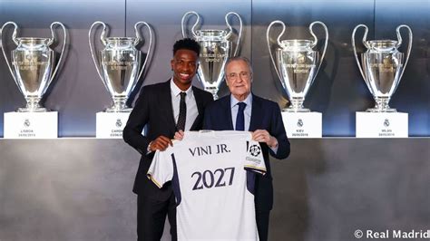 Oficial El Real Madrid Anuncia La Renovaci N De Vinicius A Os Y Salario