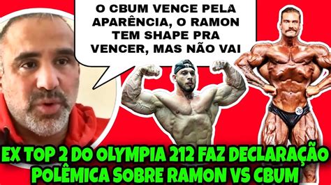 EX TOP 2 DO OLYMPIA FAZ COMENTÁRIOS POLÊMICOS SOBRE RAMON VS CBUM YouTube