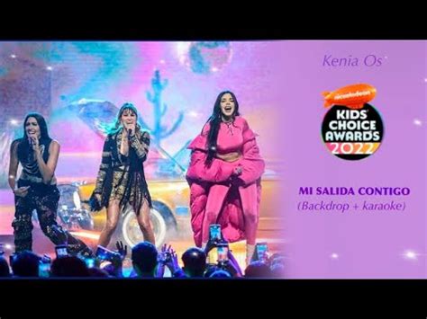 Ha Ash Kenia Os Mi Salida Contigo Kid Choice Awards Backdrop