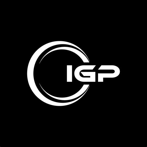 Diseño De Logotipo De Letra Igp En Ilustración Logotipo Vectorial