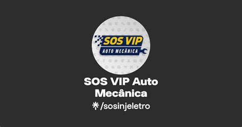 SOS VIP Auto Mecânica Instagram Facebook Linktree