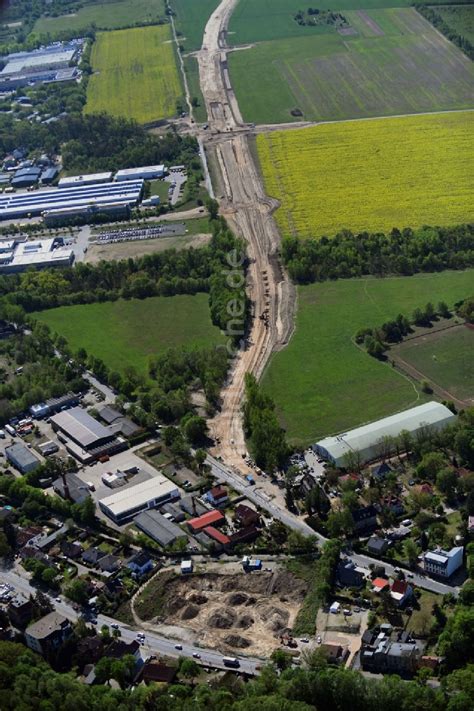 Luftbild Stahnsdorf Ausbau Der Ortsumgehung Im Stra Enverlauf Der