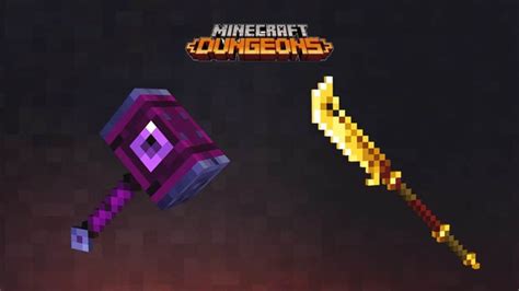 Las Mejores Armas De Minecraft Dungeons