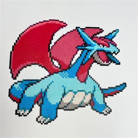 Pokémon Salamence Perler Bead Art Etsy Österreich