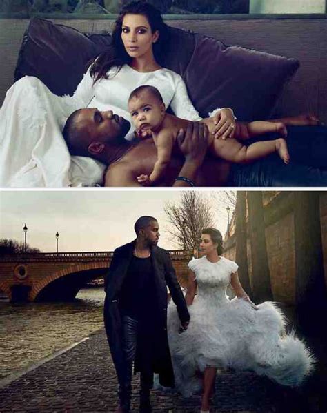 Kim Kardashian And Kanye West Vogue Cover Kim Kardashian And Kanye