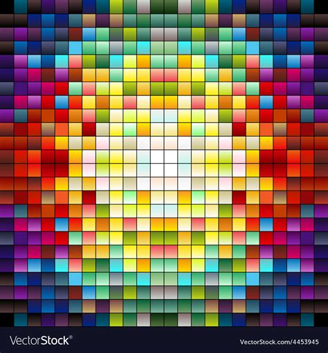 Colorful Pixels Royalty Free Vector Image Vectorstock